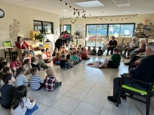 Rencontre intergénérationnelle à la maison de vie