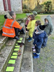 École dehors au château