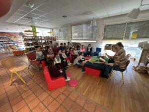 Roule galette 🫓 à la bibliothèque